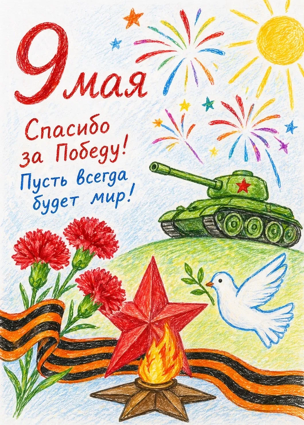 С Днем Великой Победы!
9 Мая – это день, когда мы чтим подвиг поколения победителей, передавая эстаф