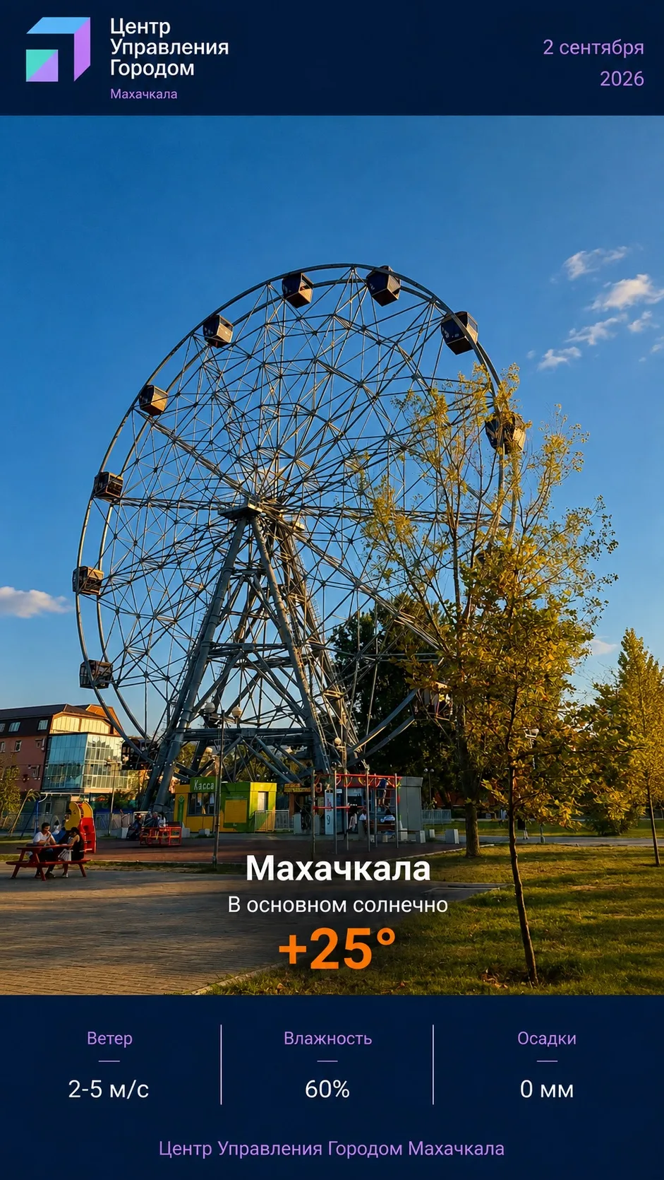 🌤️ Прогноз в столице