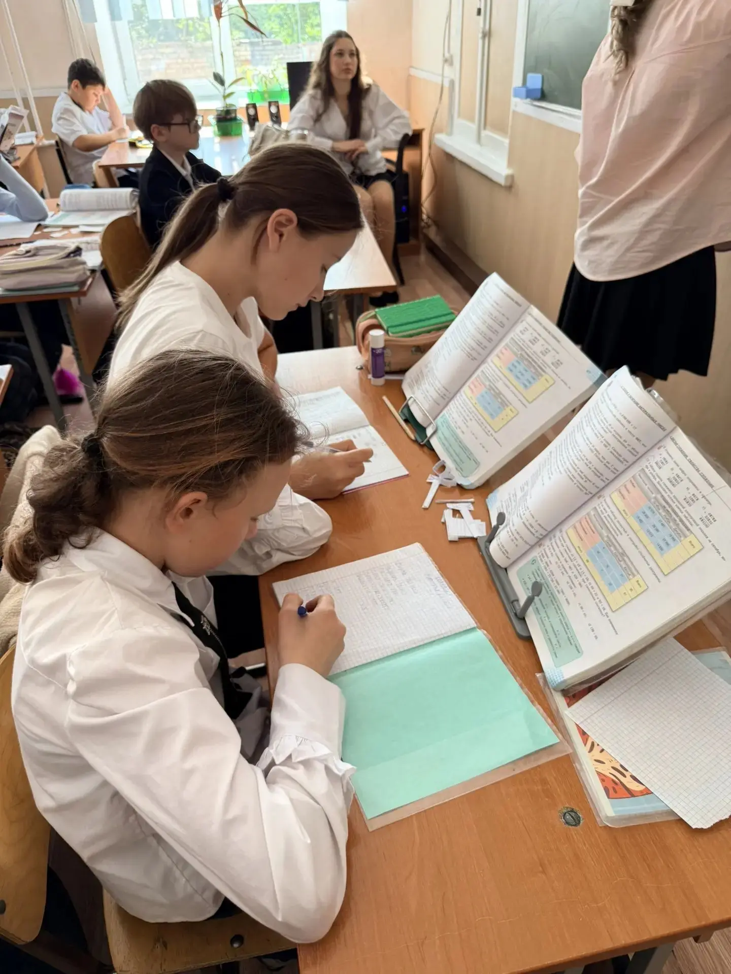 Дублёры проводили уроки как в начальной школе, так и для обучающихся среднего звена.