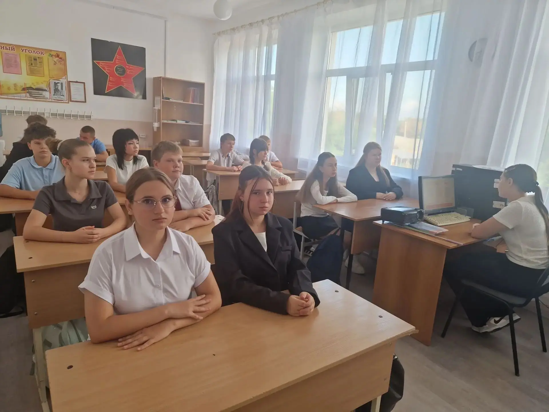 🔊7 сентября в 8 «Б» прошло второе в новом учебном году занятие из обновлённого цикла «...