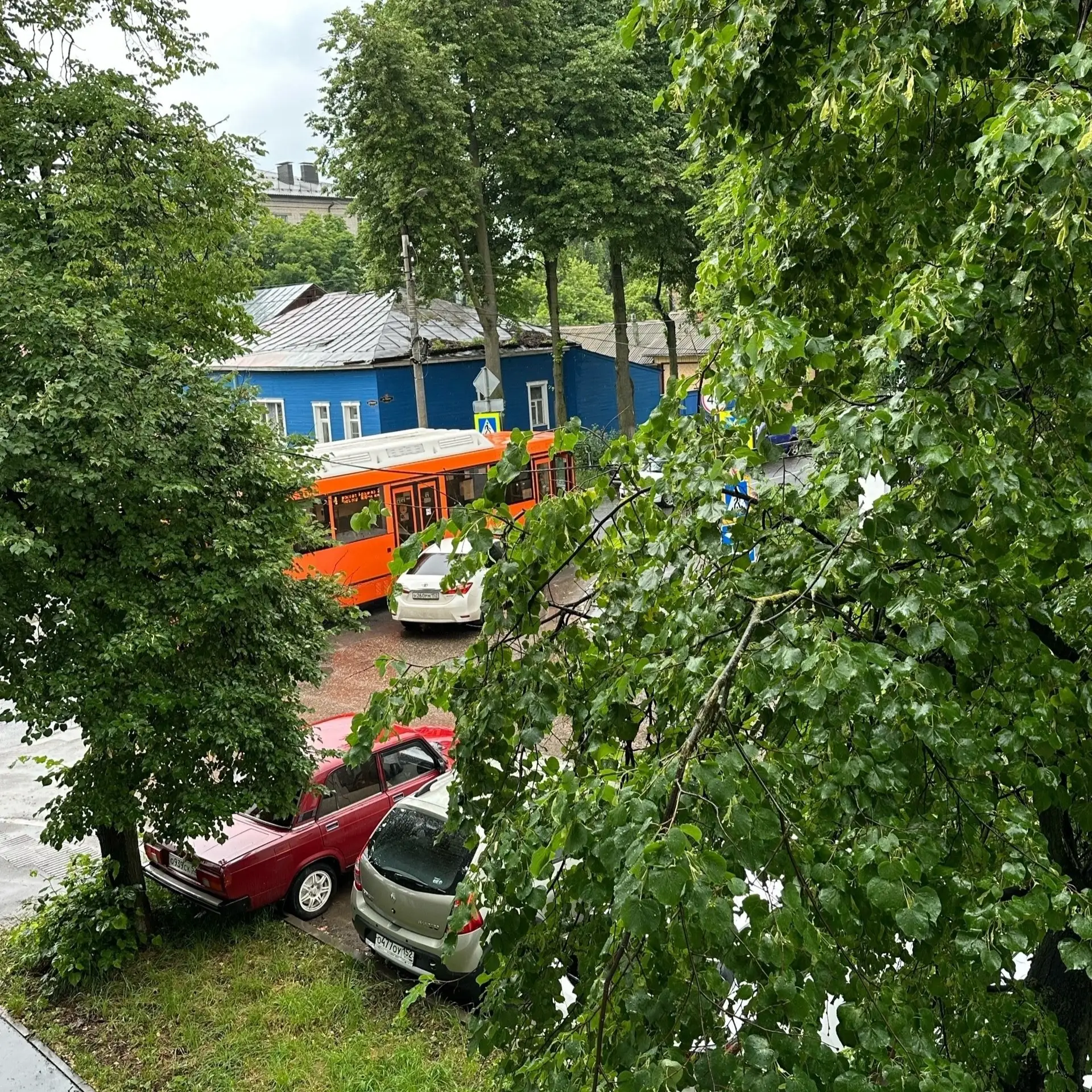 ⚡️Вчерашнее ДТП на перекрёстке Кирова – Горького.