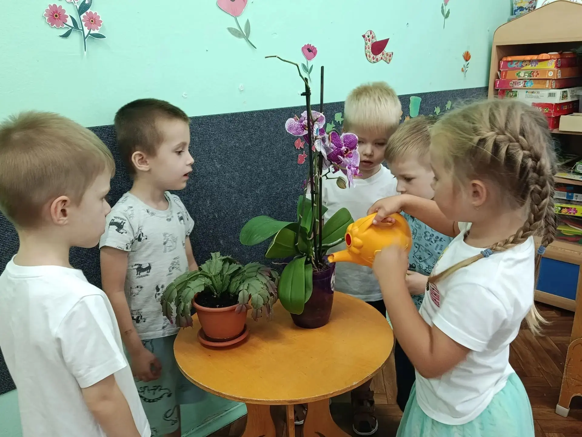 "День полива" в "Подснежнике" 🌿

Во всех группах дошкольного отделения гимназии прошел «День полива