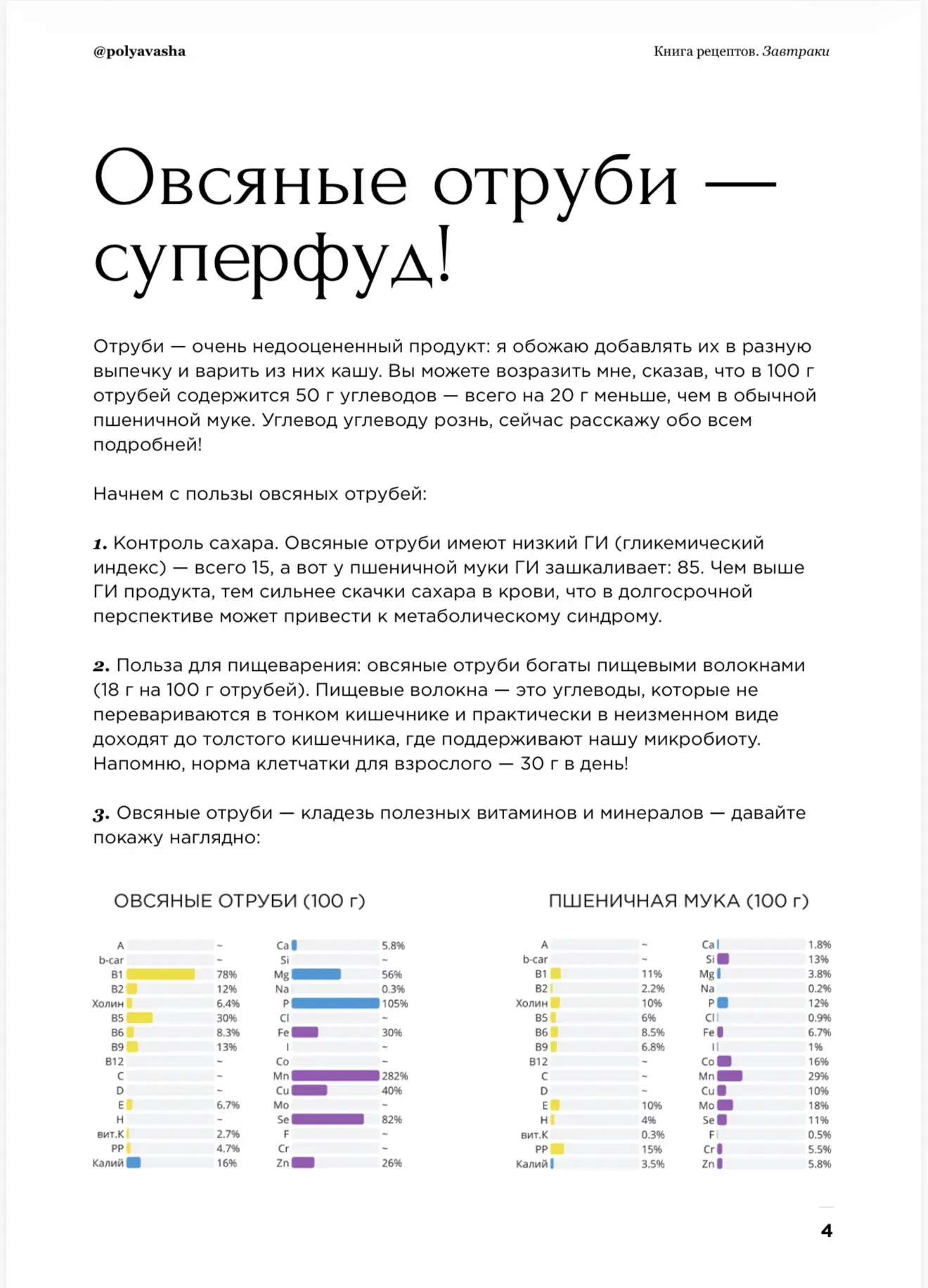 Польза овсяных отрубей + рецепт каши из них!