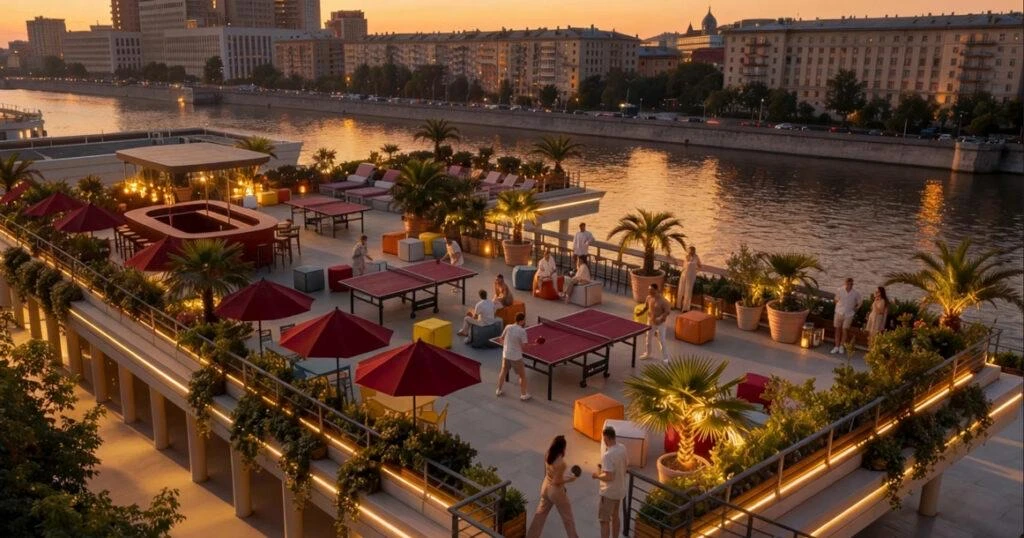 🌆 В парке Горького откроют мегаверанду