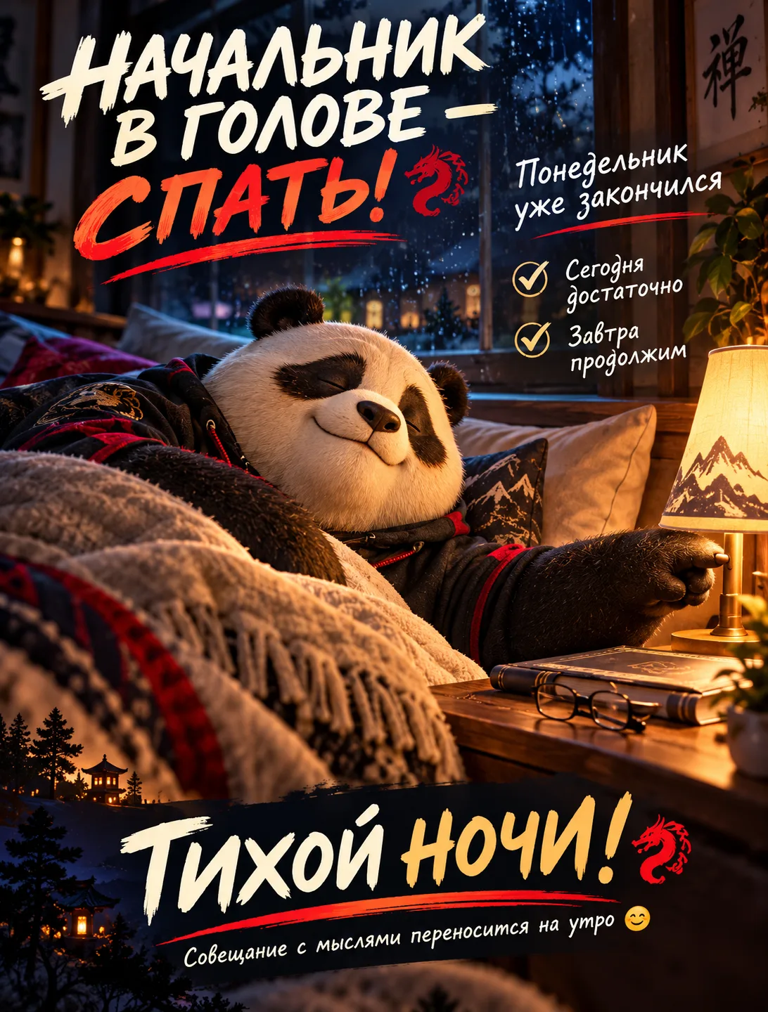 Ну что, понедельник прожит. Уже маленькая победа. 😄