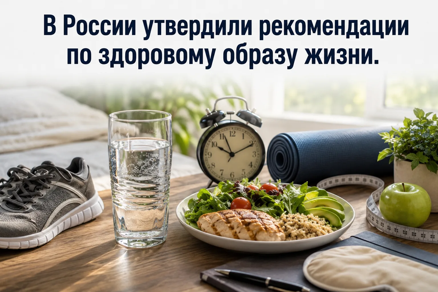 В России утвердили рекомендации по здоровому образу жизни.