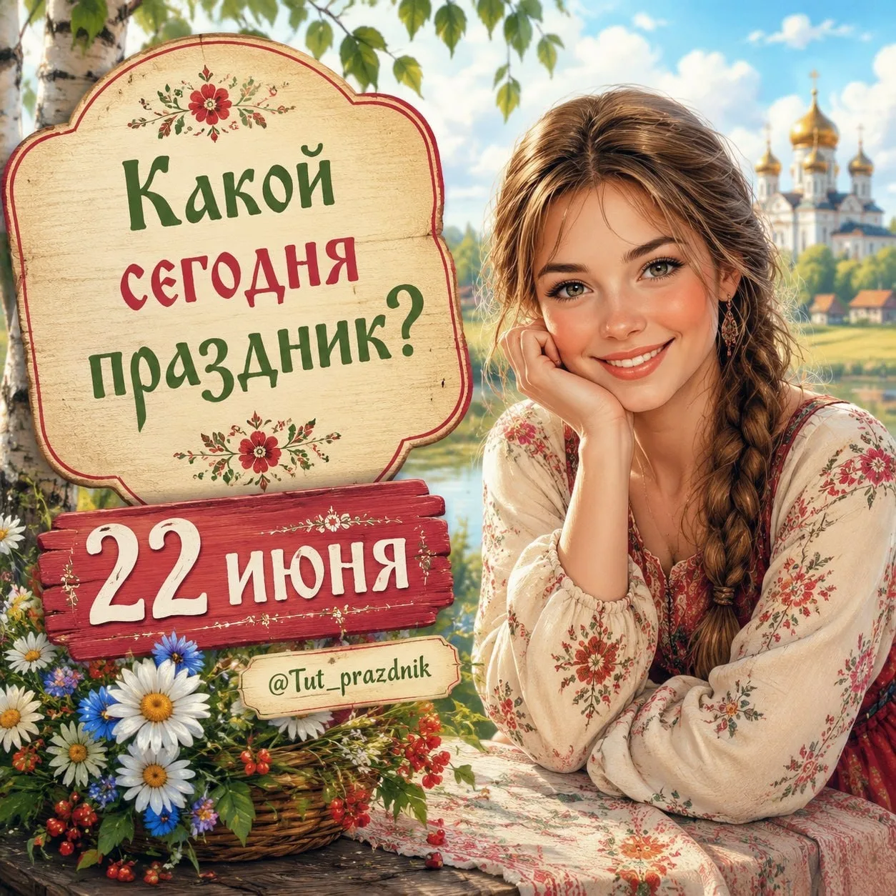 🗓  22 июня – отмечается 19 праздников.

✅ День памяти и скорби — Начало Великой Отечественной войны