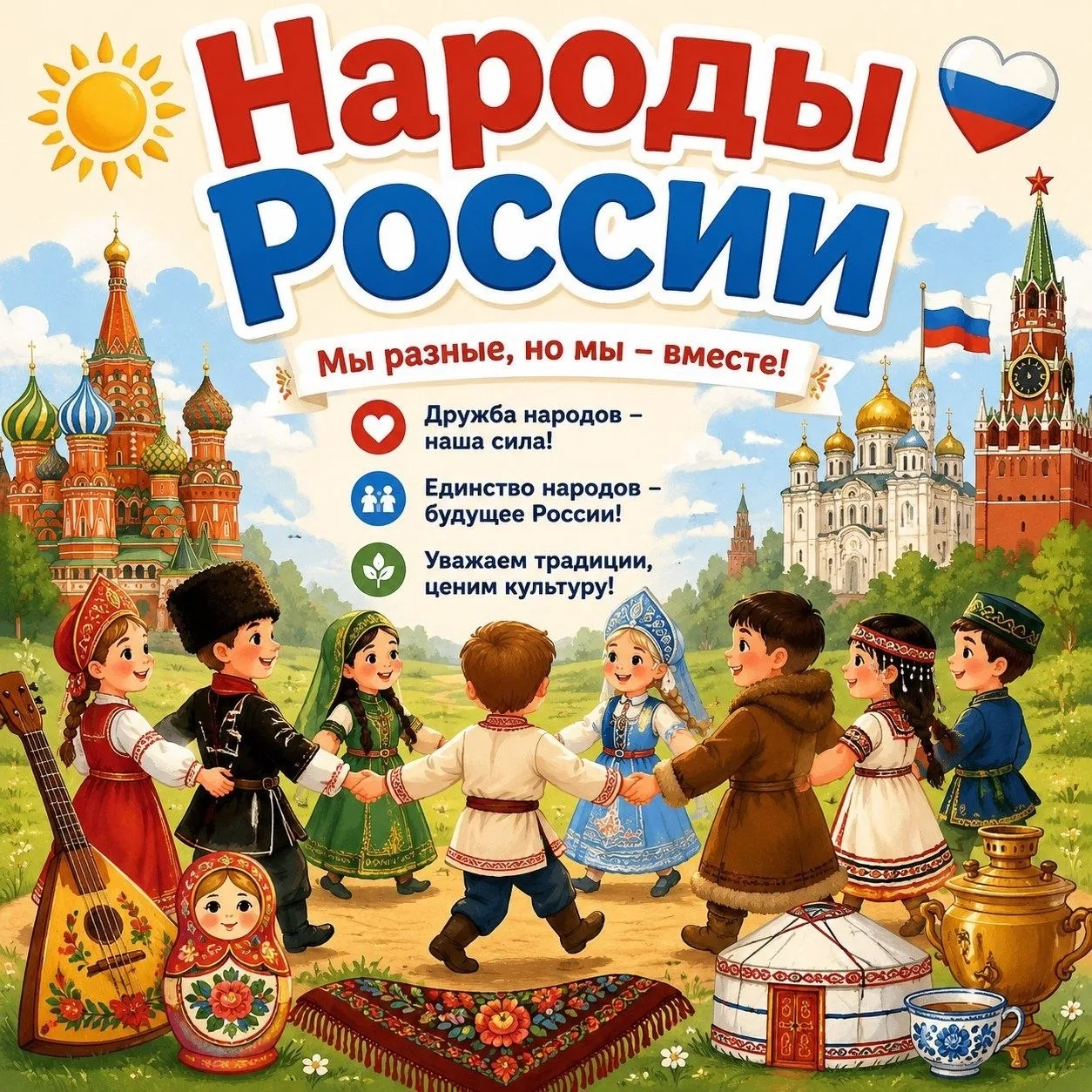✨️Скоро День России: открываем красоту народного единства!✨️