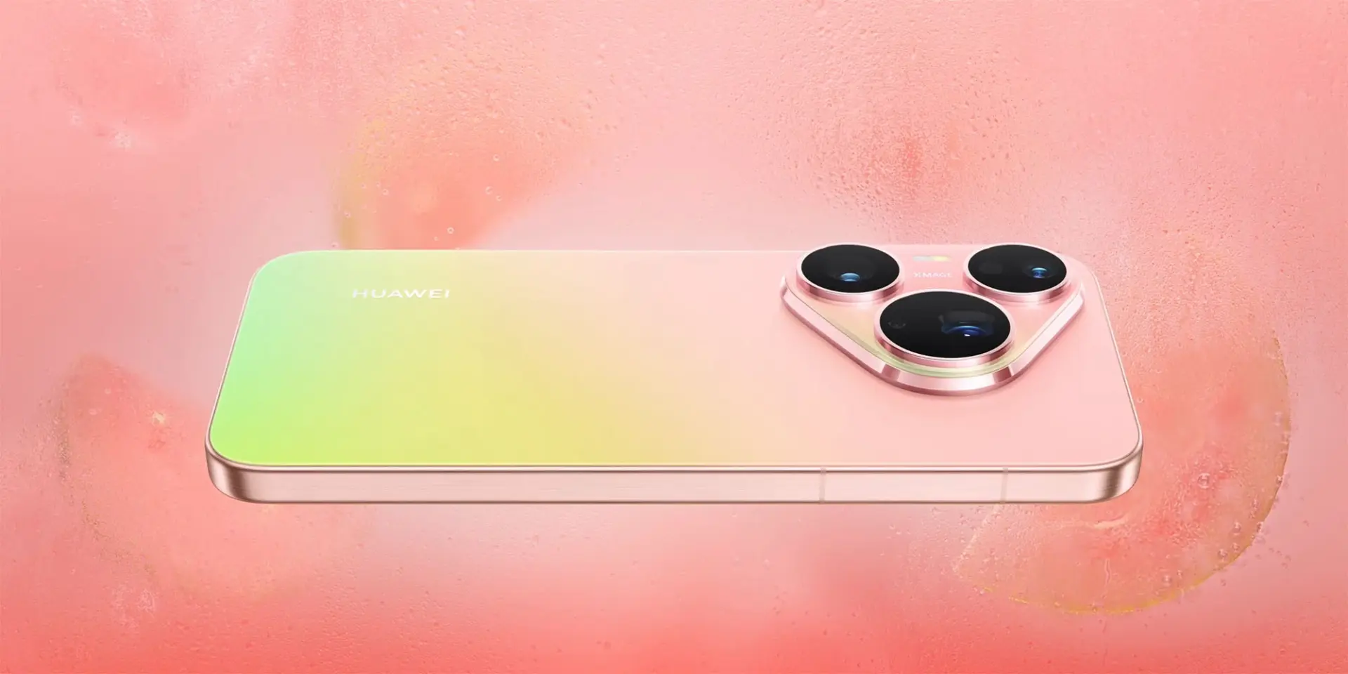 Huawei показала Pura 90s Pro в ярком градиентном цвете Pink Guava 

Huawei опубликовала новый тизер 