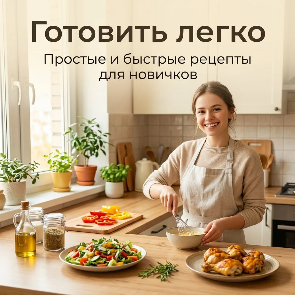 Готовить легко — это реально 👩‍🍳✨  
На нашем канале — простые и вкусные рецепты, которые можно при