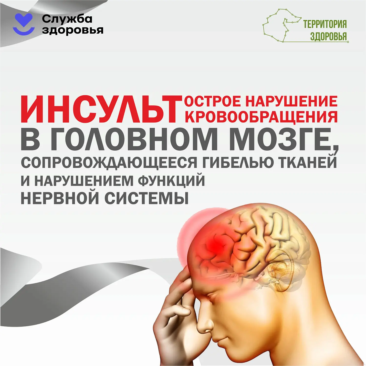 Уважаемые коллеги!

Предлагаем ознакомиться с информацией об инсульте: что это такое и почему важно 