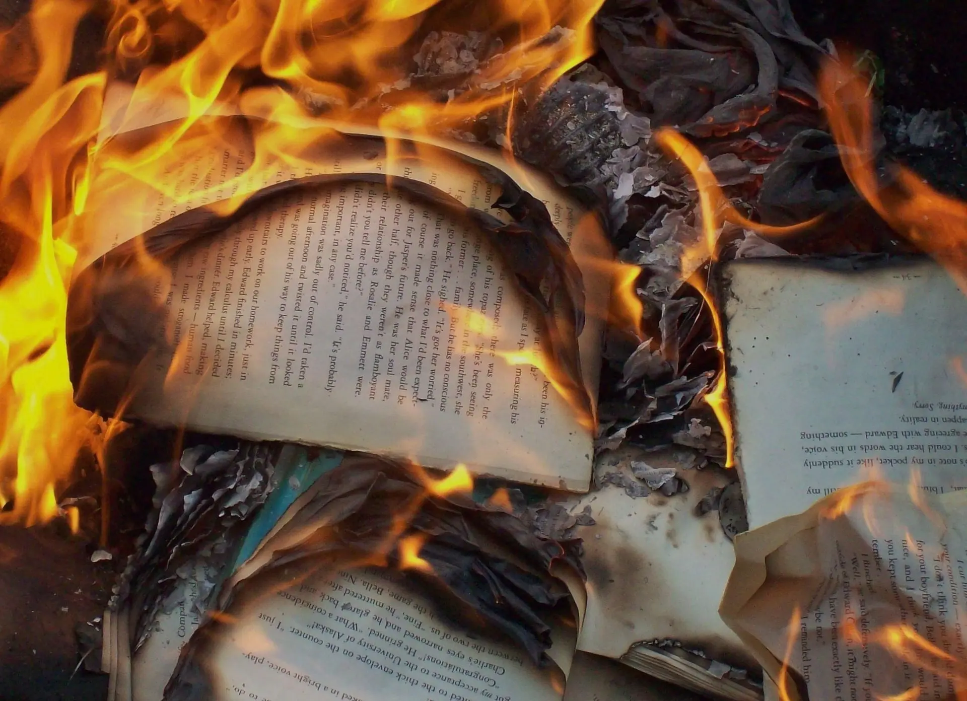 В России начали сжигать зарубежные книги — первый такой случай произошёл в питерской ко...