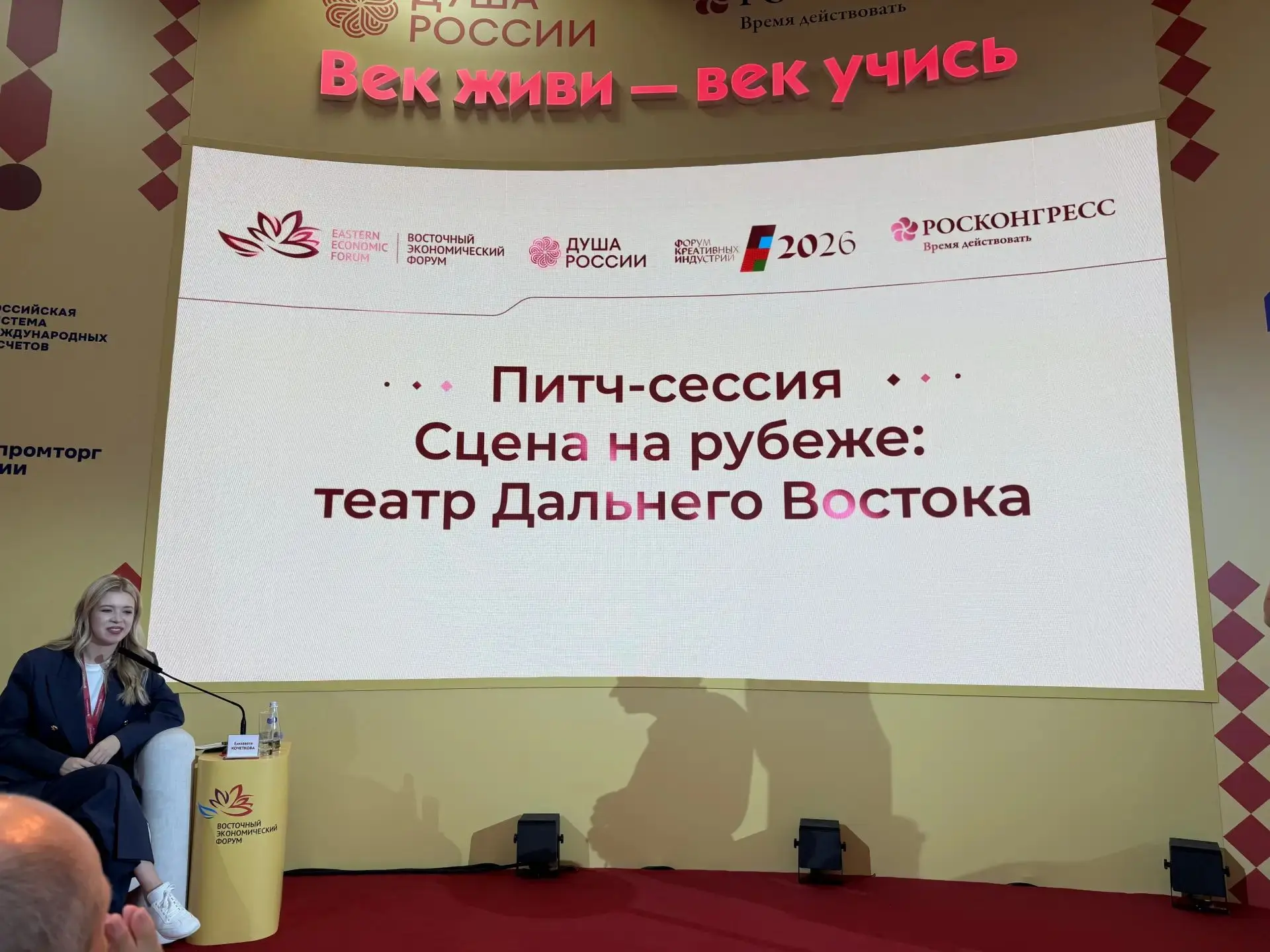 Директор филиала РГИСИ во Владивостоке Марина Викторовна Алиева принимает участие в пит...