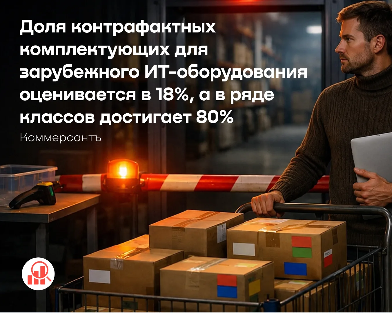 На российском рынке инфраструктурного оборудования растёт доля поддельных комплектующих