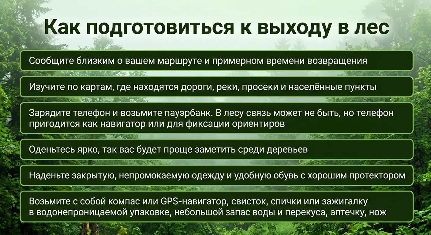 Вчера вечером поступили первые за лето сообщения о людях, которые заблудились в лесу