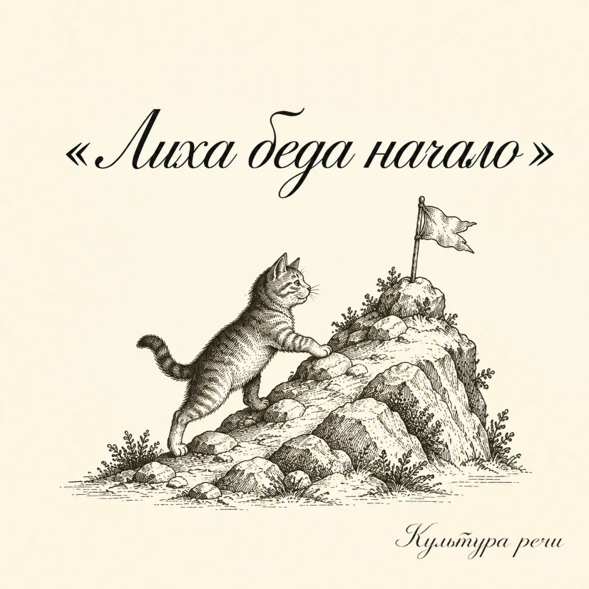 Лиха беда начало
