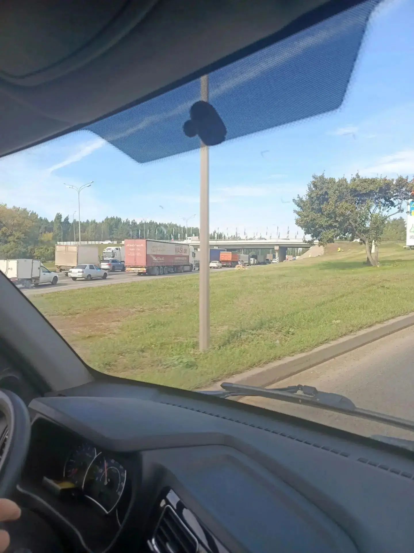 Челны ,пробка на выезд из города