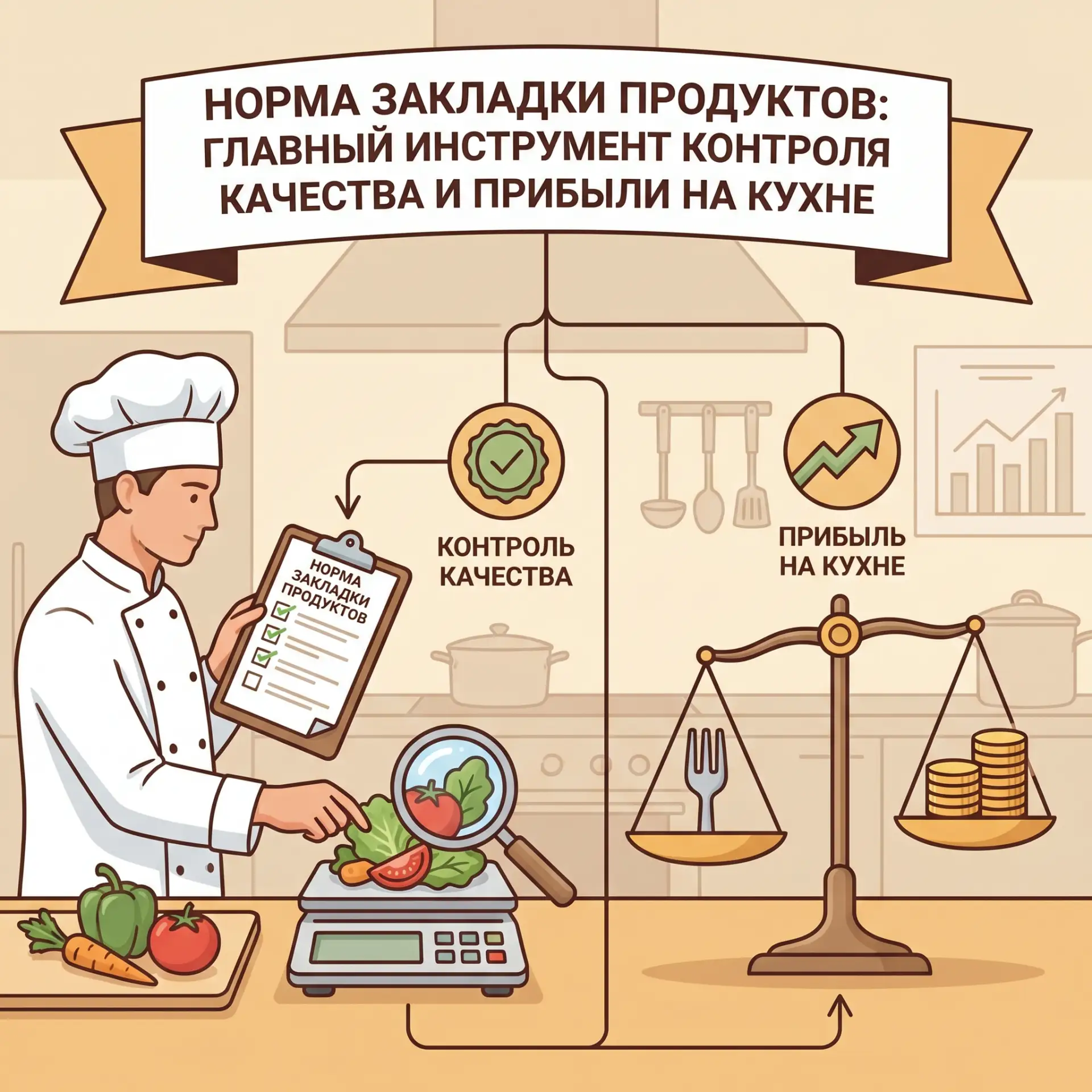 Норма закладки продуктов: главный инструмент контроля качества и прибыли на кухне

Норма закладки пр