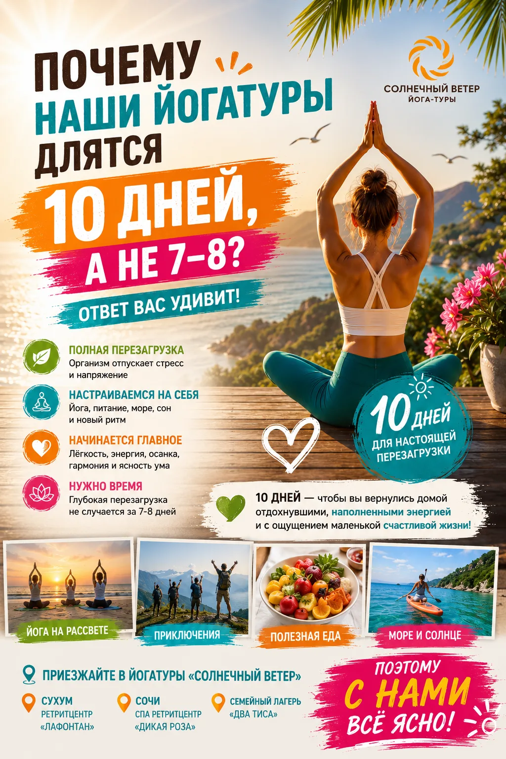 🌿 Почему наши йогатуры длятся именно 10 дней, а не 7–8? Ответ вас удивит.