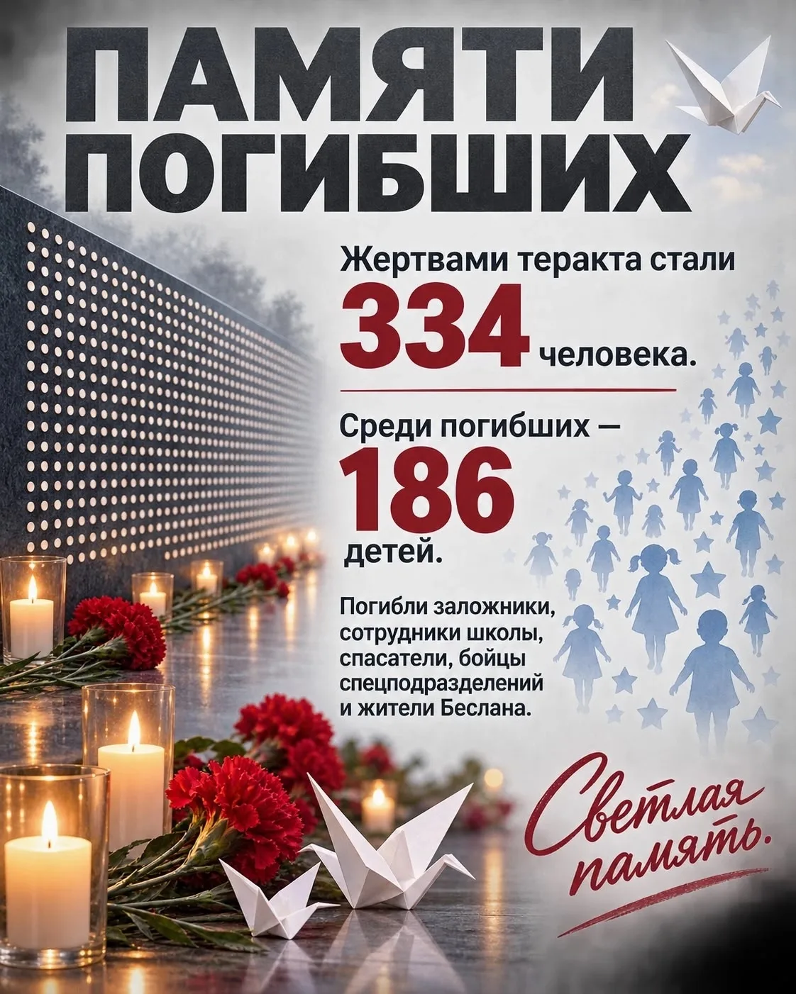 🕯️ БЕСЛАН — ТРАГЕДИЯ, КОТОРУЮ ЗАБЫТЬ НЕЛЬЗЯ