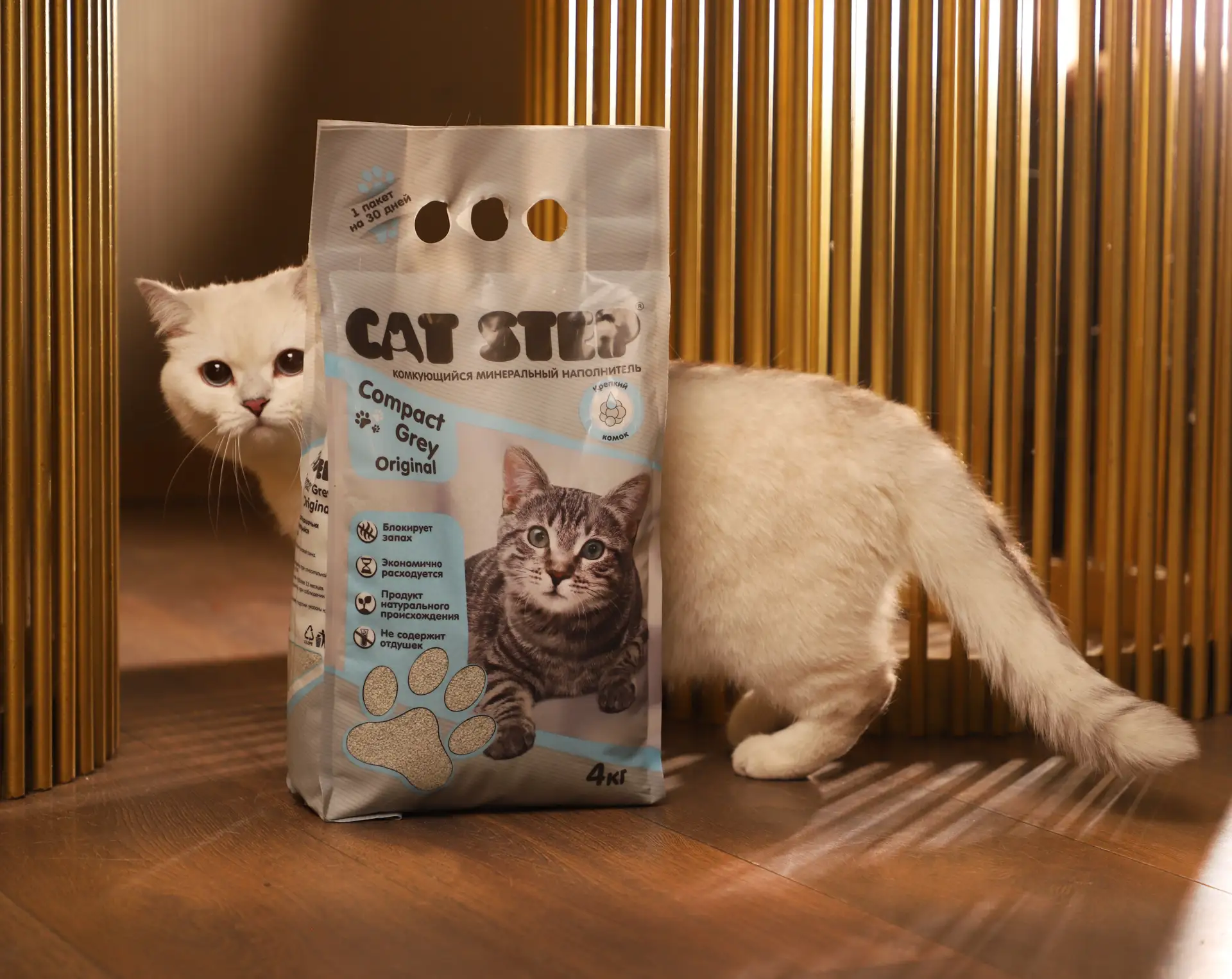 🐾 Максимум чистоты, минимум хлопот с CAT STEP Серый Комкующийся Оригинальный / Compact Grey Origina