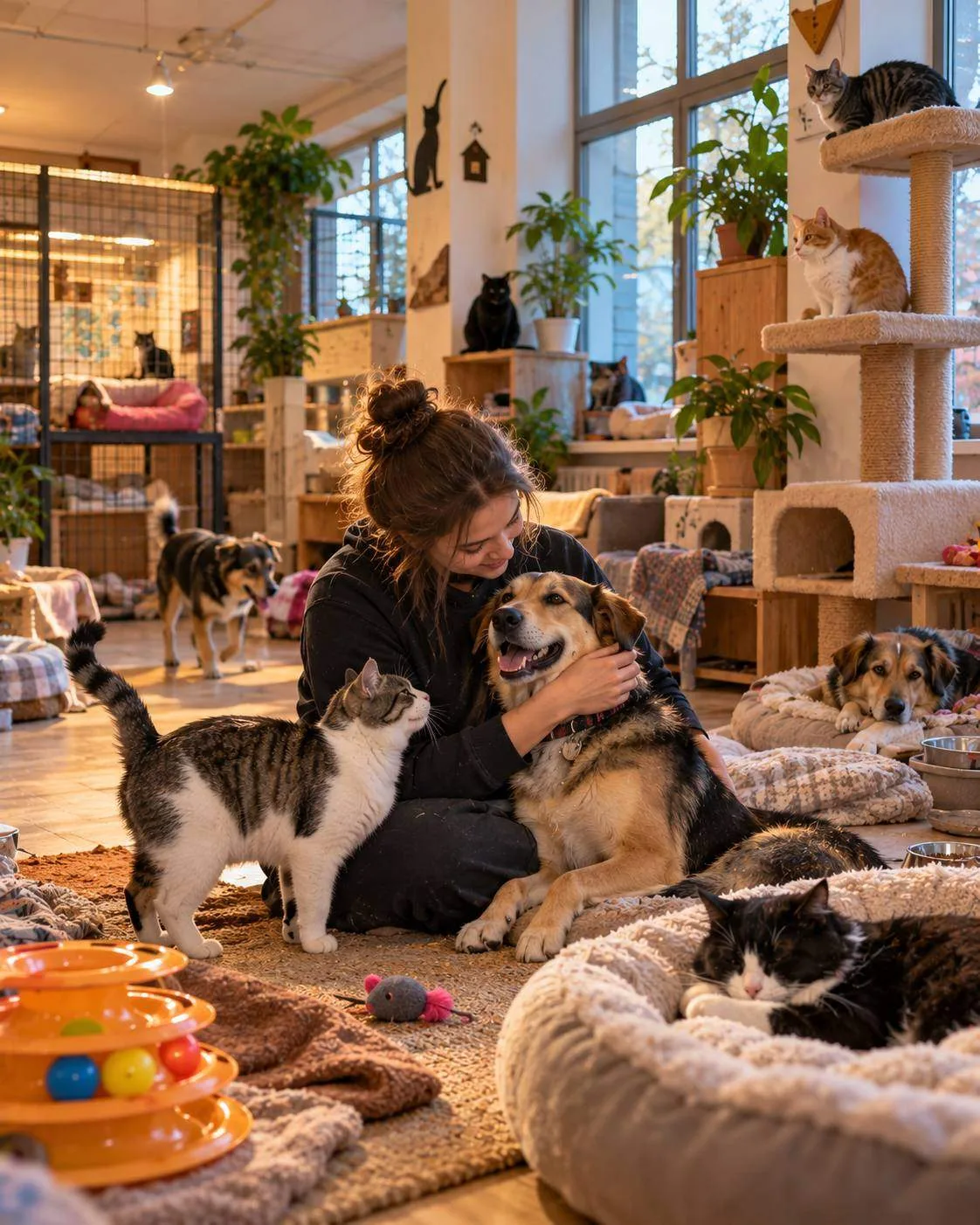 🐾 Подмосковье — для бездомных животных открыли настоящий дом без клеток