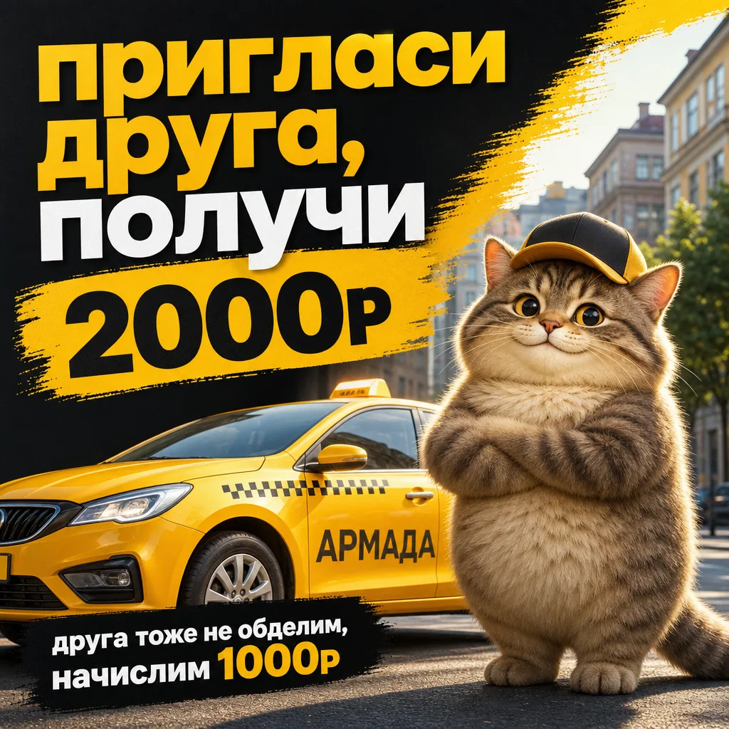 Пригласи друга по своей реферальной ссылке  с 1.06 по 07.06.2026 и  получи 2000р ,а другу начислим 1