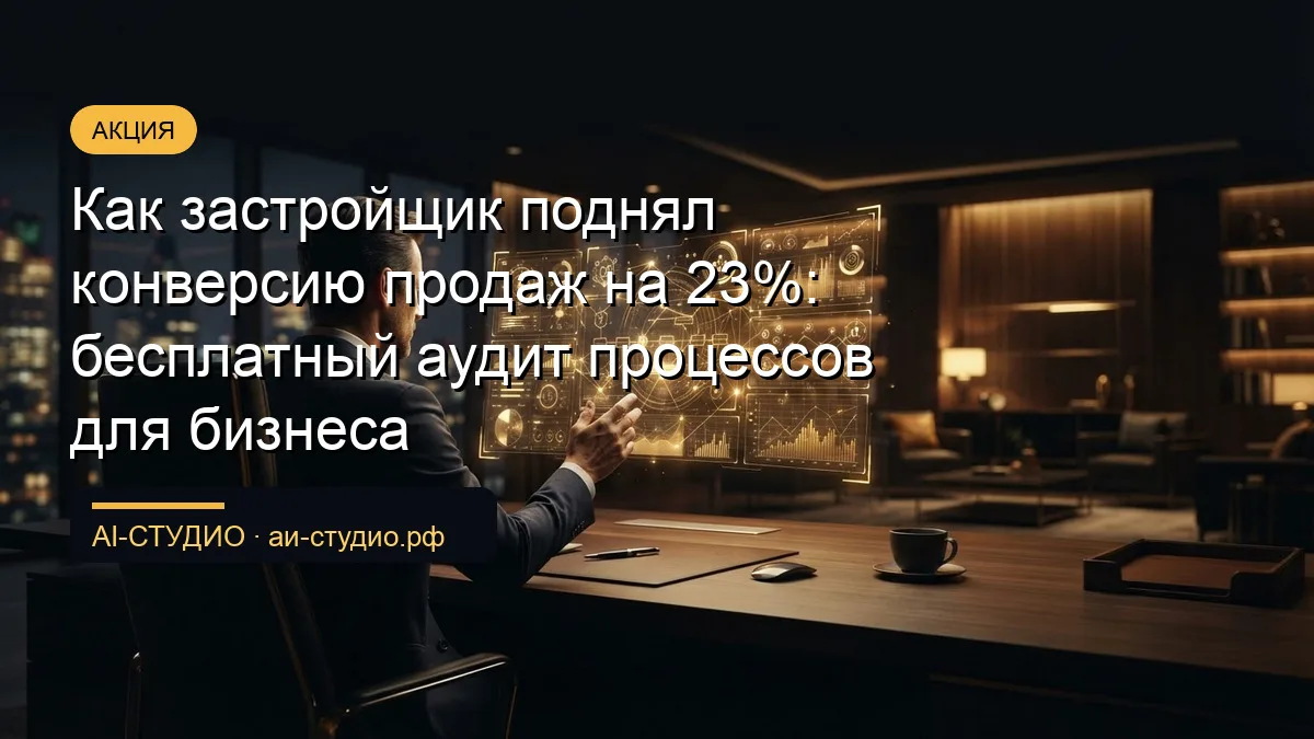Бесплатный ИИ-аудит бизнеса каждую пятницу