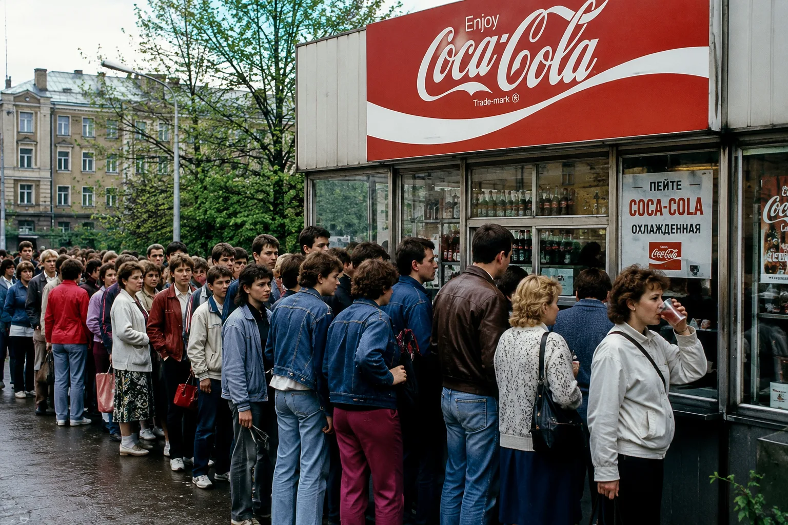🥤 Как Coca-Cola впервые появилась в Москве
Долгие годы Coca-Cola оставалась для советских людей нас