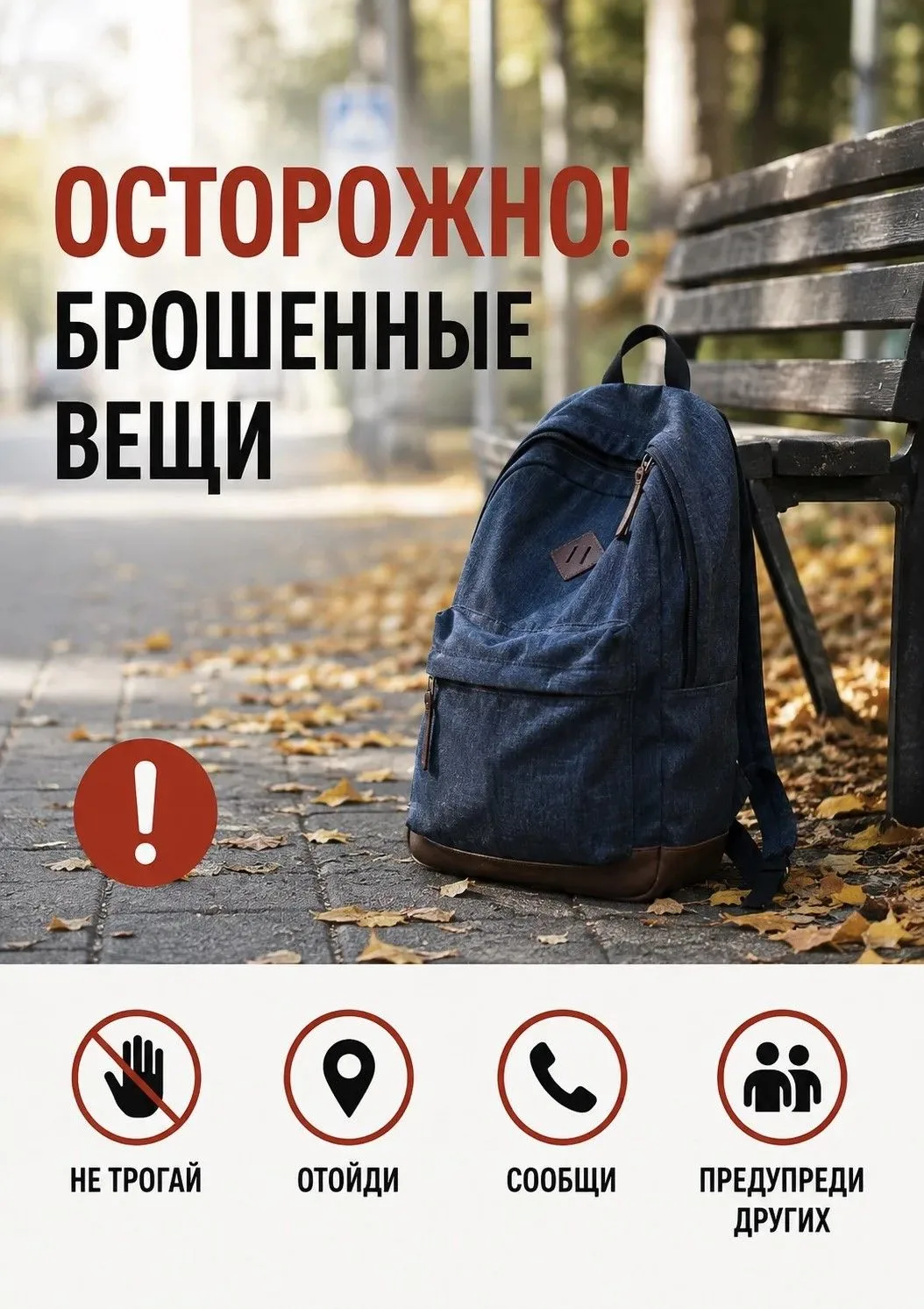⚠️ Осторожно: брошенные вещи!