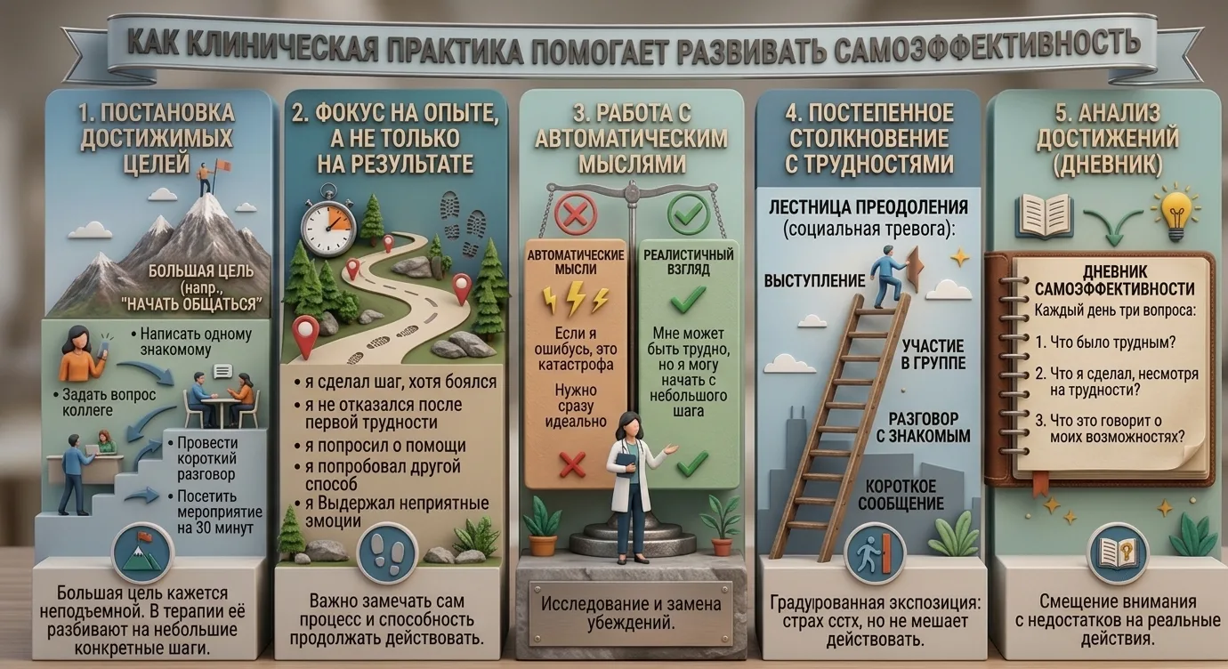 Практика развития самоэффективности.