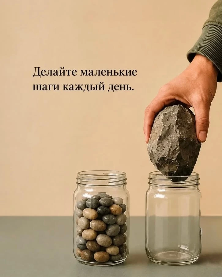 💢Маленькие шаги ведут к большим победам.