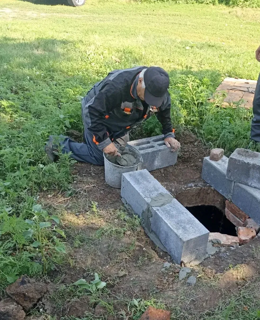 Произведен плановый ремонт тепловой камеры на котельной Садовая.