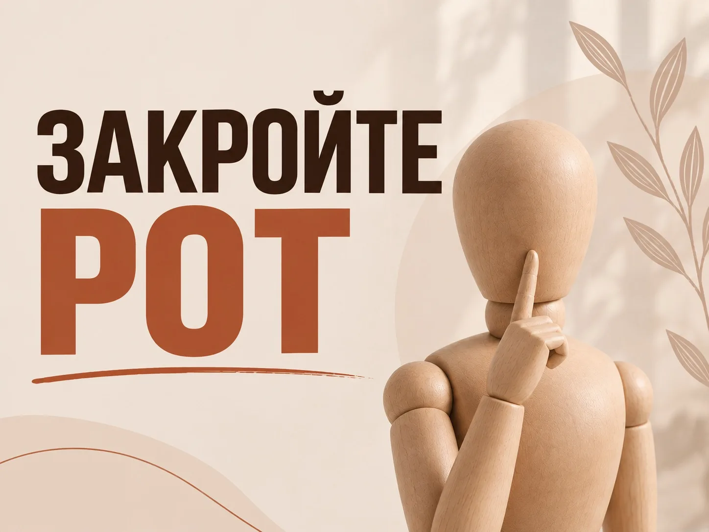 ЗАКРОЙТЕ РОТ