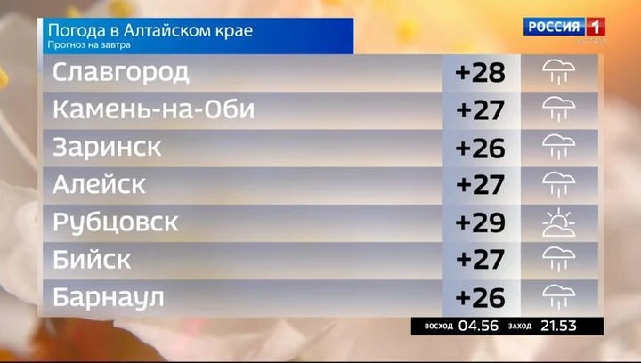 Погода 13 июня