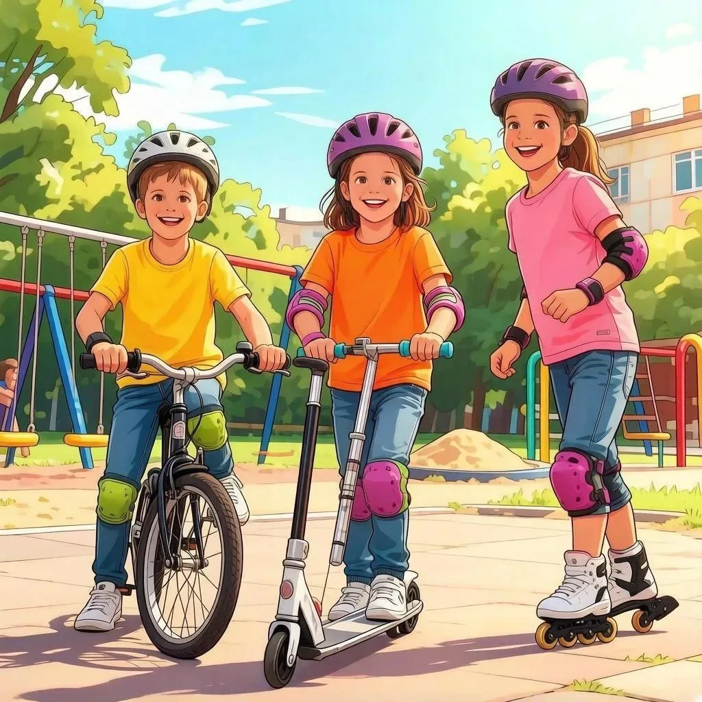 ☀️Лето, солнце, скорость! Как сделать катание безопасным?
 🚲С наступлением тепла дворы и парки напо