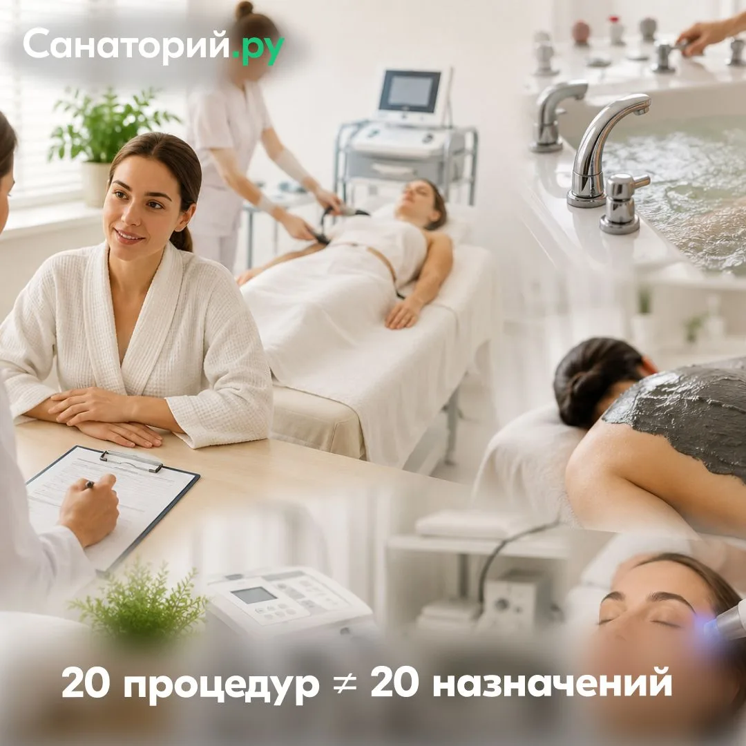 🩺 «В программе 20 процедур» — почему это не значит, что вам назначат все 20