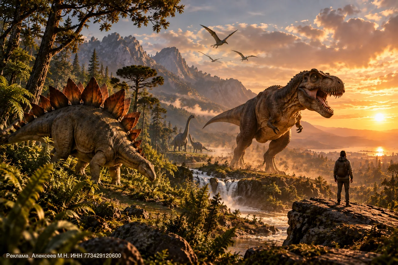 🦖 Тираннозавр жил ближе к появлению человека, чем к стегозавру