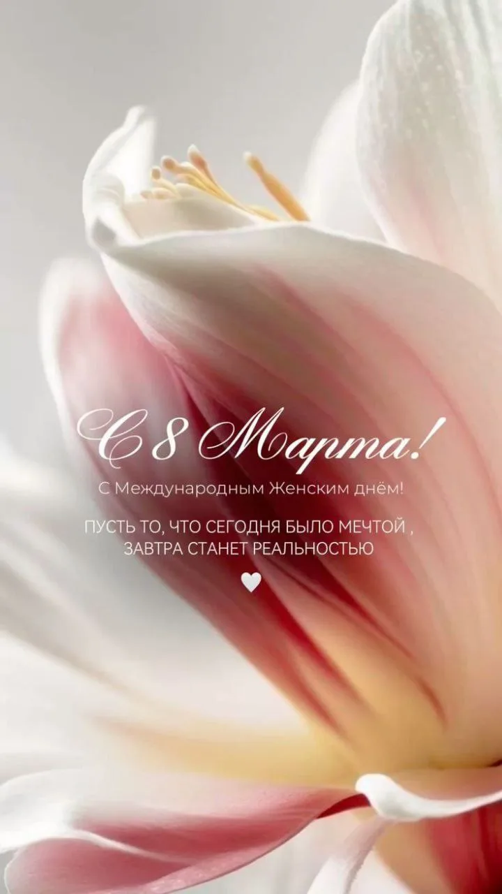 Дорогие женщины! Поздравляю вас с Международным женским днем!