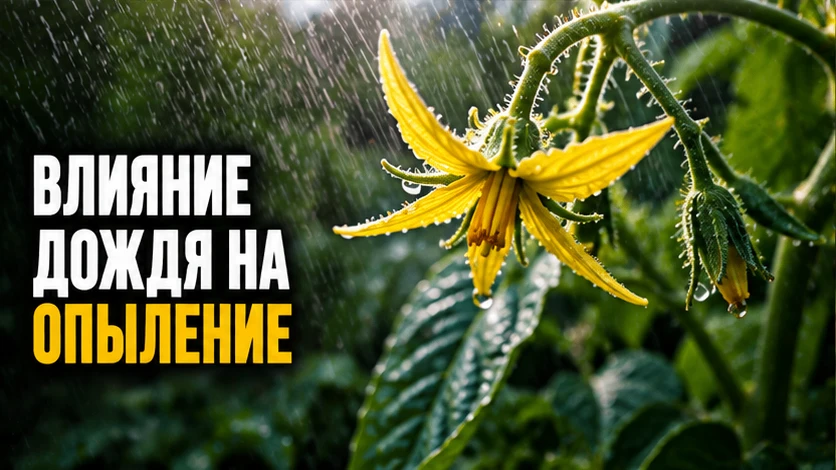 Влияние дождя на опыление