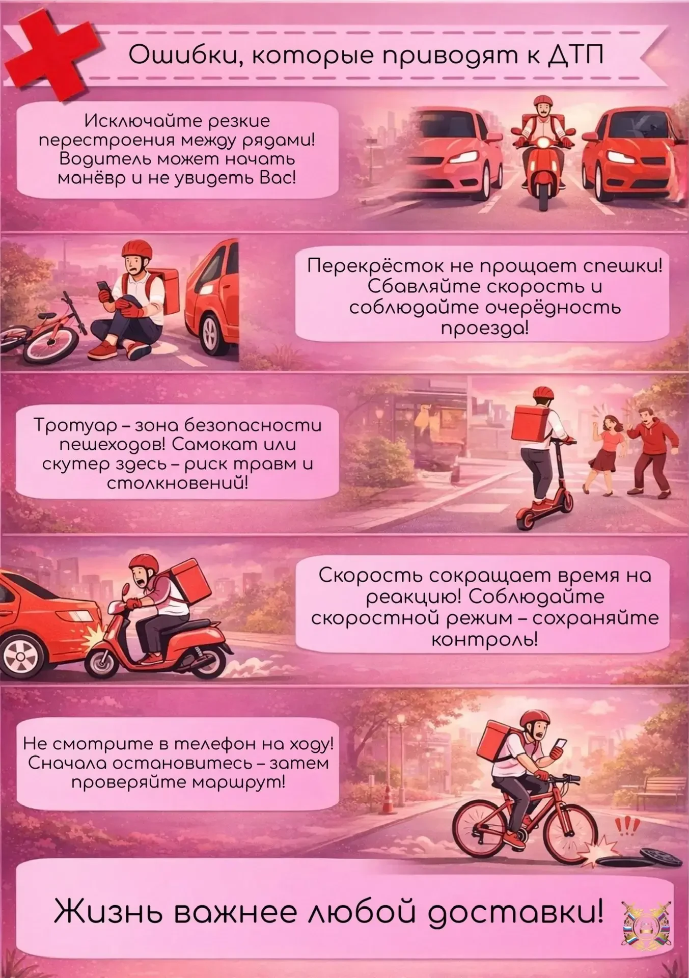 🚦 Напоминаем ПДД для всей семьи!