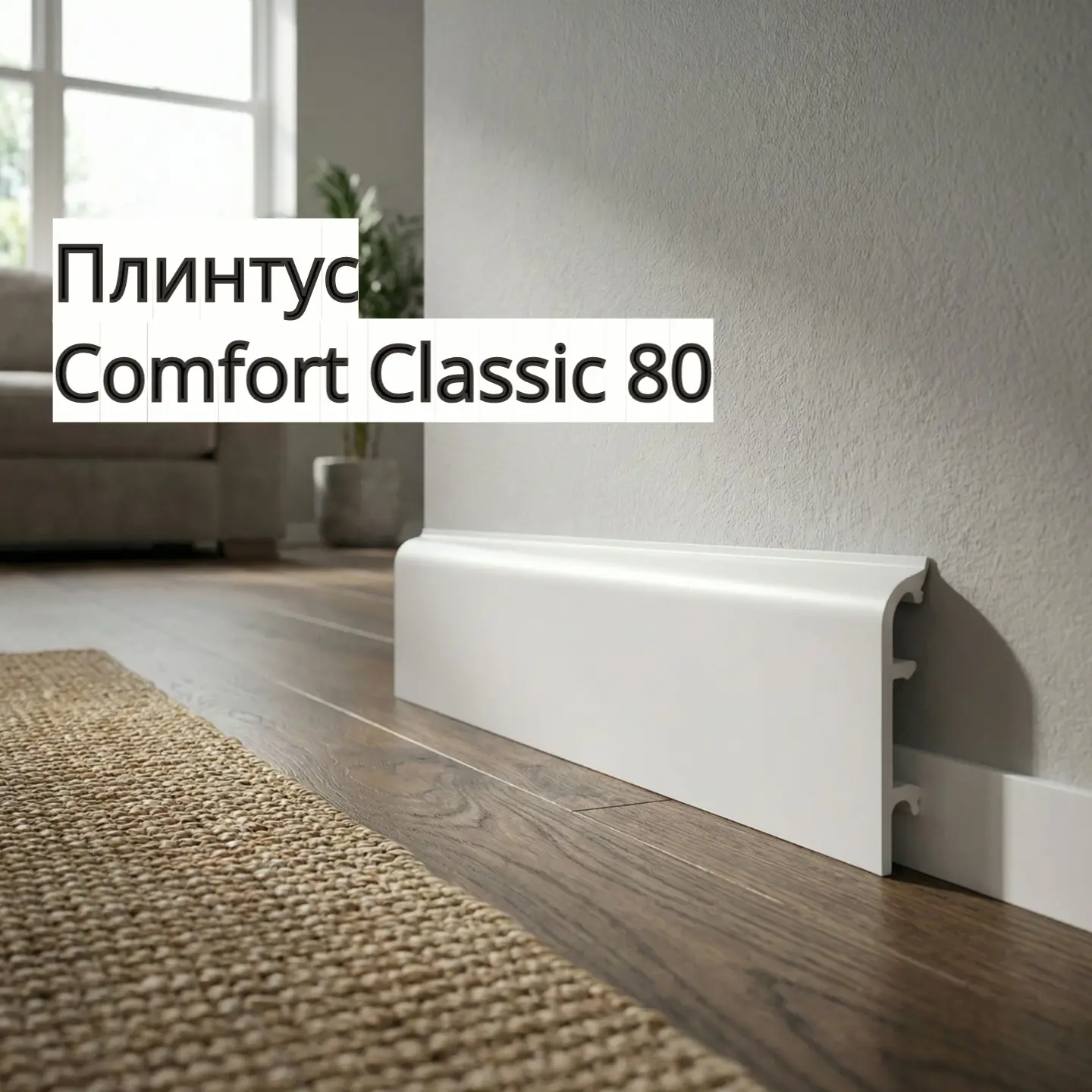 Плинтус Comfort Classic 80: современный подход к отделке пола