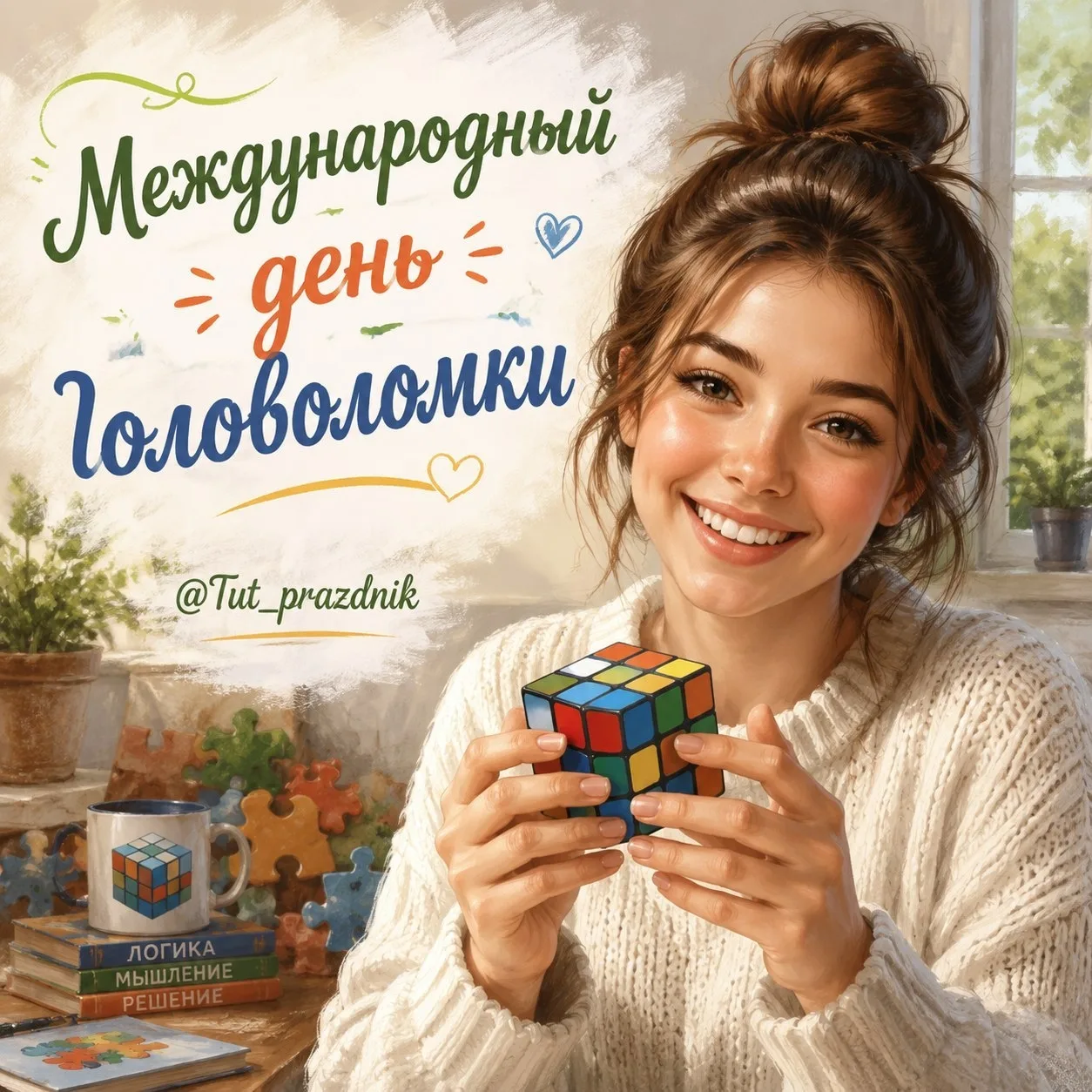 🧩 13 июля — Международный день головоломки 🧩

Сегодня отмечается Международный день головоломки — 