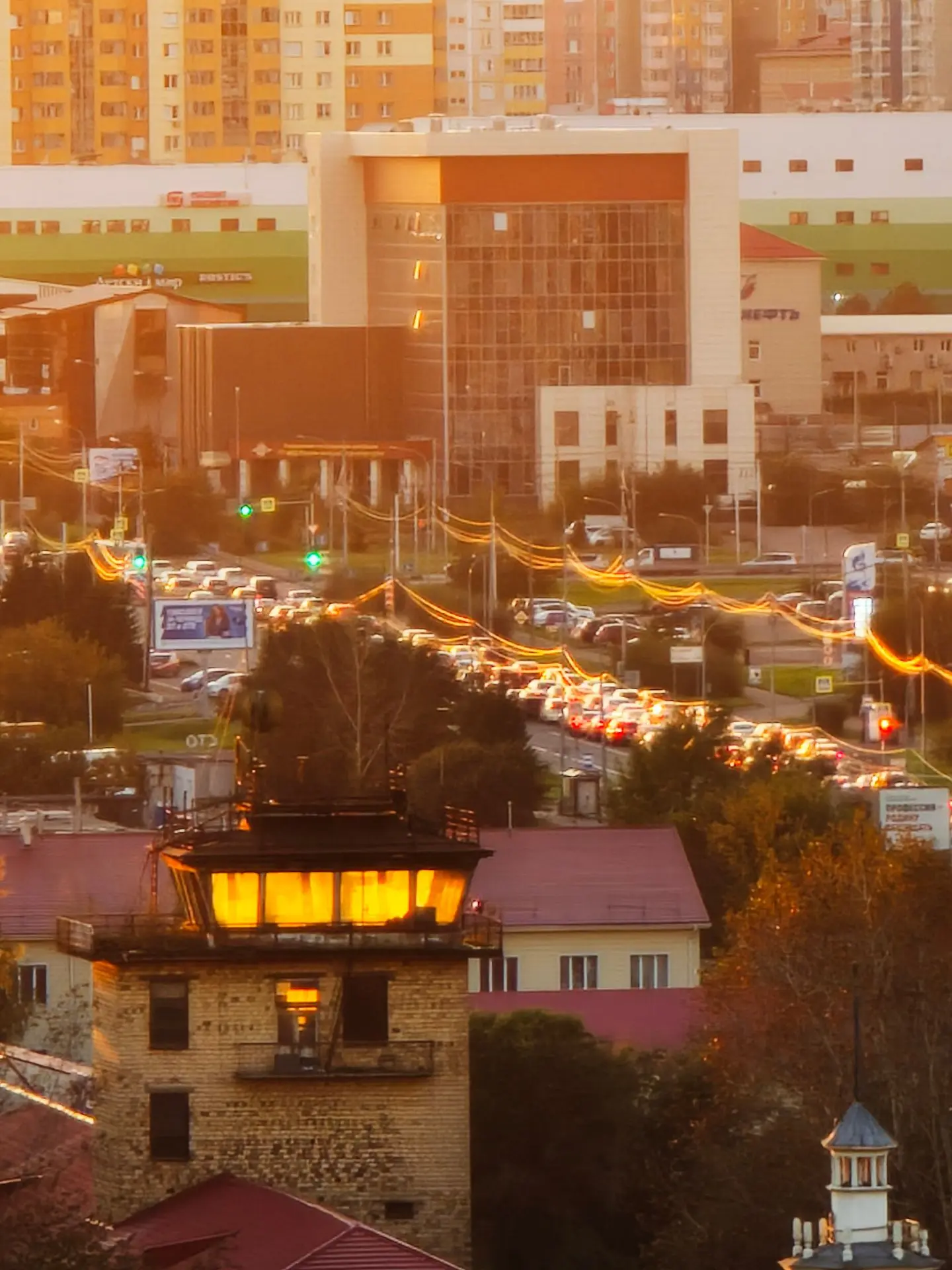 Рассвет и закат в Красноярске