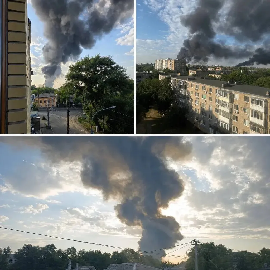 ❗️Ночью дронами атакован Таганрог.