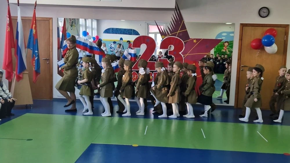 17 февраля в дошкольном отделении № 2 МАОУ «Школа № 16» прошло традиционное мероприятие «Смотр строе