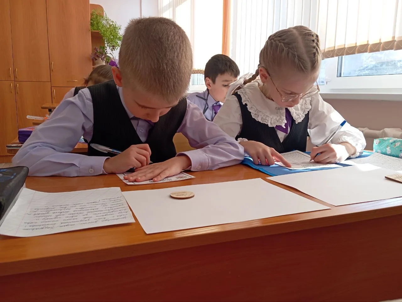 🌟 В рамках трека "Орлёнок - Доброволец" ученики 2Б класса и их наставники провели мастер-класс для д