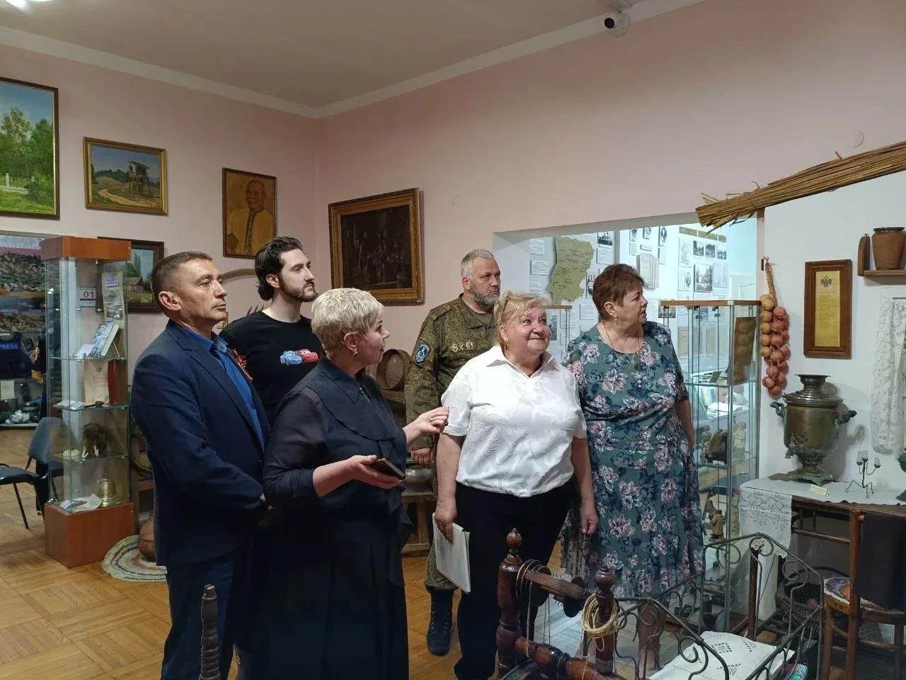 🤝 Музей Горячего Ключа встретил «Родных»  Всероссийская акция «Ночь музеев: Родное» в Городском исто