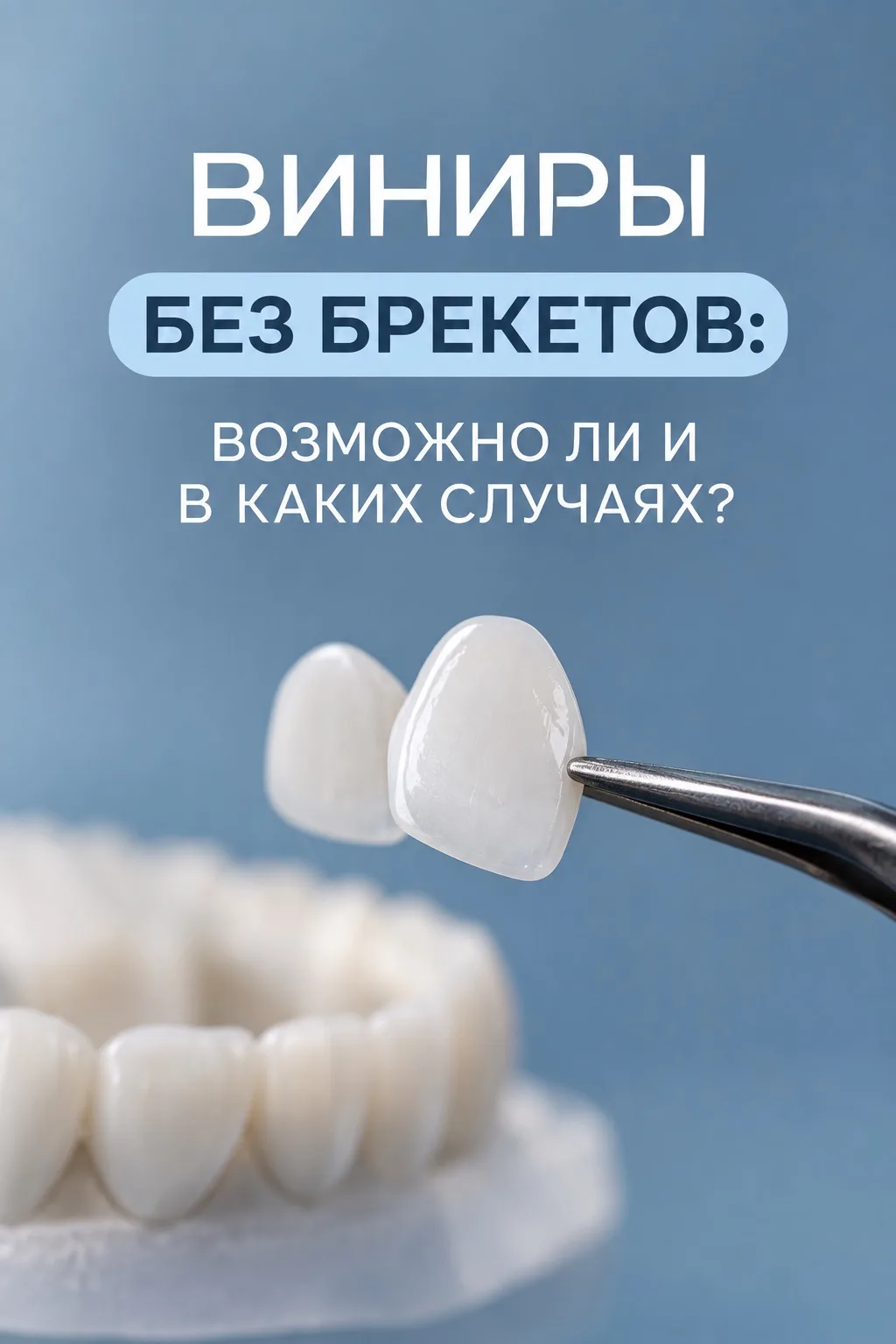 Виниры без брекетов: возможно ли и в каких случаях?🤔