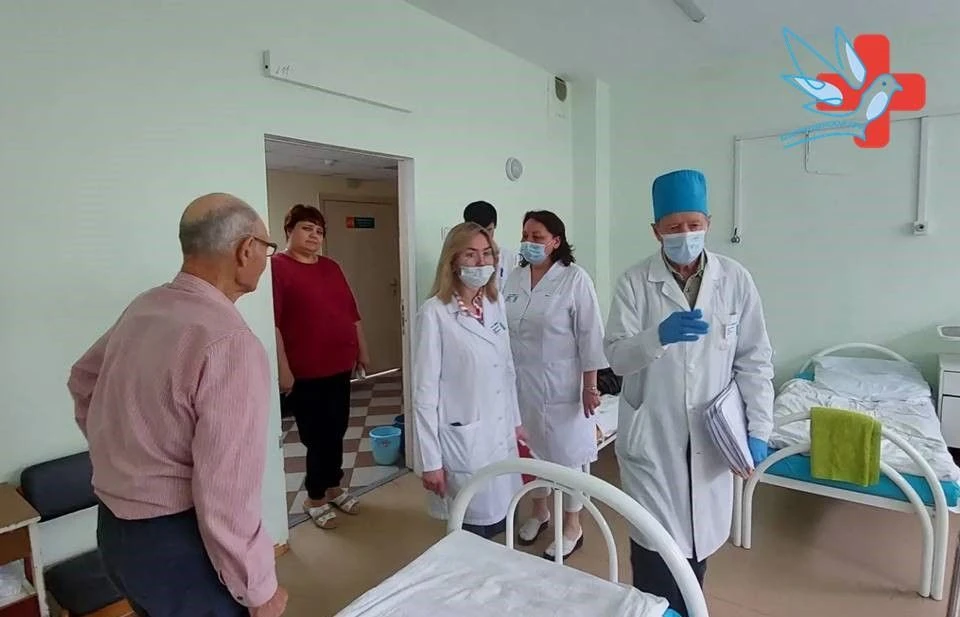 Вчера в терапевтическом отделении круглосуточного стационара состоялся общий обход под руководством 